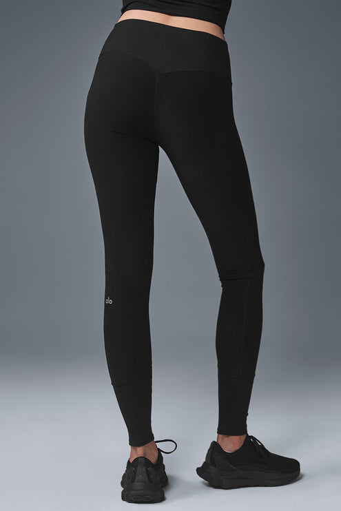 alo Women's High-Waist Alosoft Lounge Legging - Black