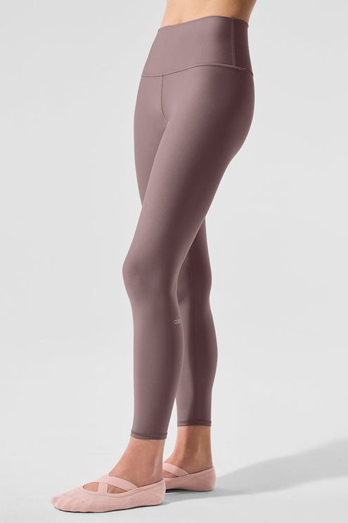 alo Women's 7/8 High-Waist Airlift Legging - Mushroom
