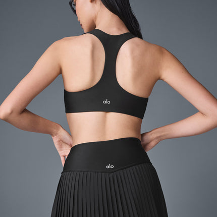 alo Women's Grand Slam Tennis Skirt - Black