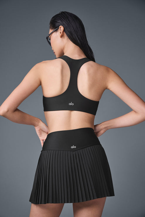 alo Women's Grand Slam Tennis Skirt - Black