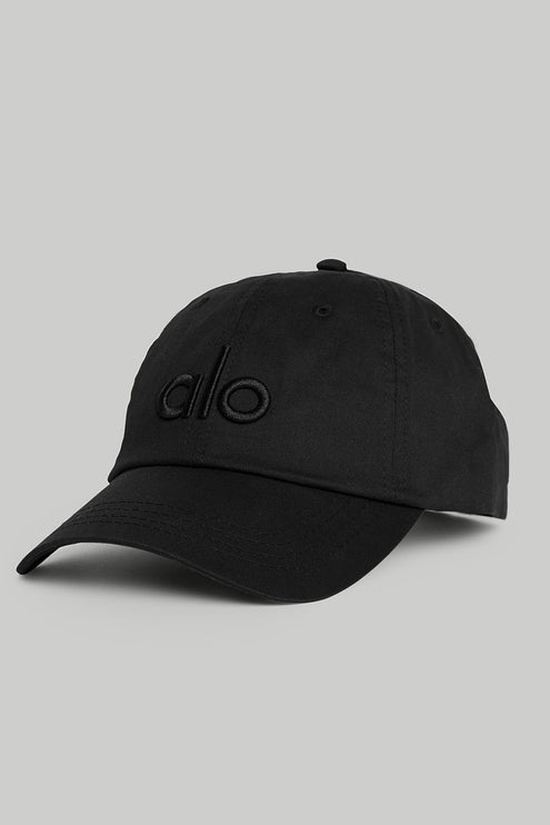 alo Men's Off-Duty Cap - Black/Black