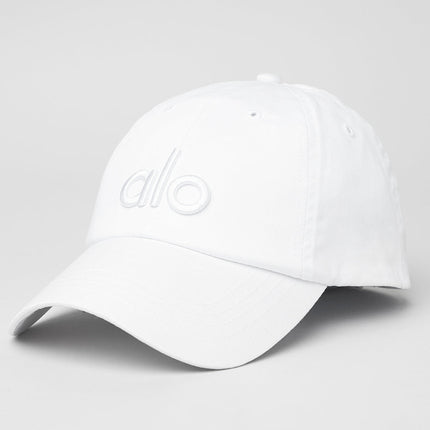alo Women's Off-Duty Cap - Bright White/White