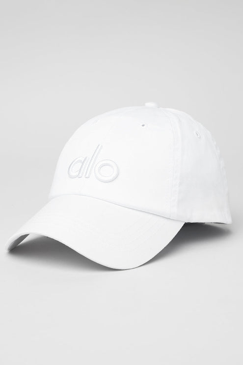 alo Women's Off-Duty Cap - Bright White/White