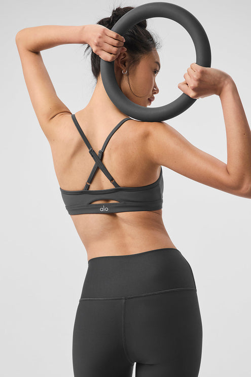 alo Women's Airlift Intrigue Bra - Anthracite