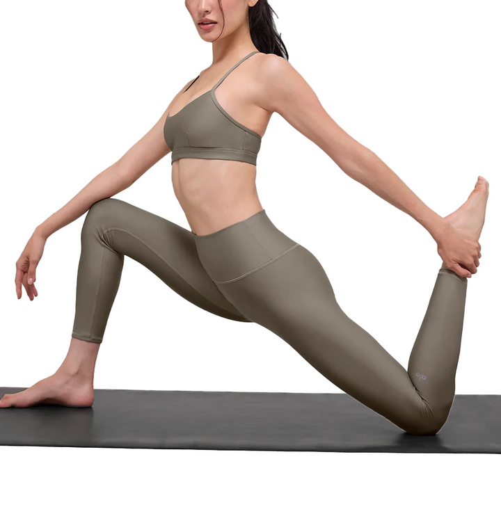 alo Women's High-Waist Airlift Legging Light Cocoa