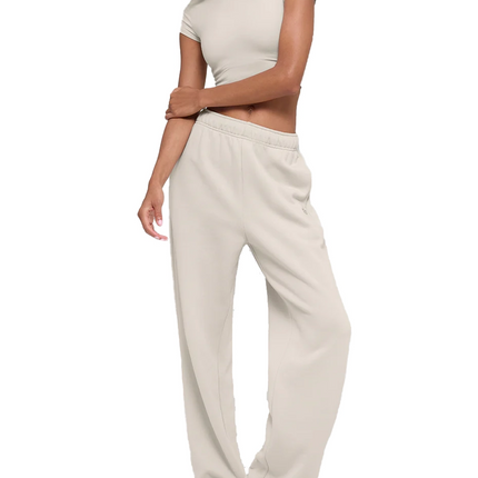 alo Women's Accolade Straight Leg Sweatpant Bone