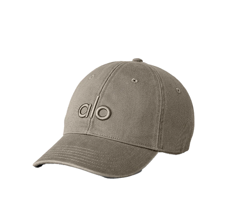 alo Women's Washed Off-Duty Cap Light Cocoa