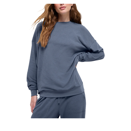 alo Women's Soho Pullover Bluestone