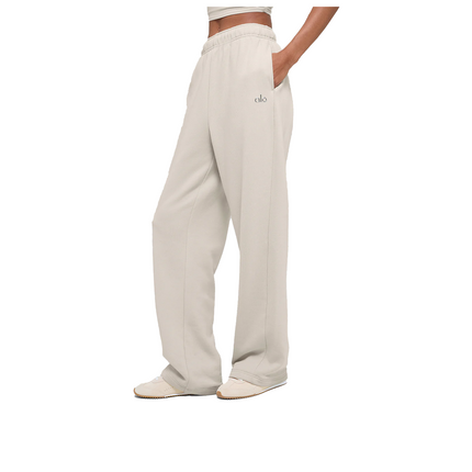alo Women's Accolade Straight Leg Sweatpant Bone