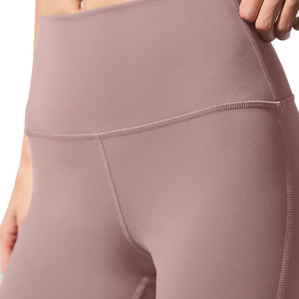 alo Women's Airbrush High-Waist 7/8 Bootcut Legging - Taupe