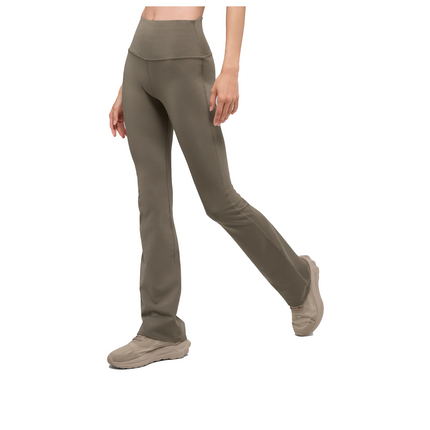 alo Women's Airbrush High-Waist Bootcut Legging Light Cocoa