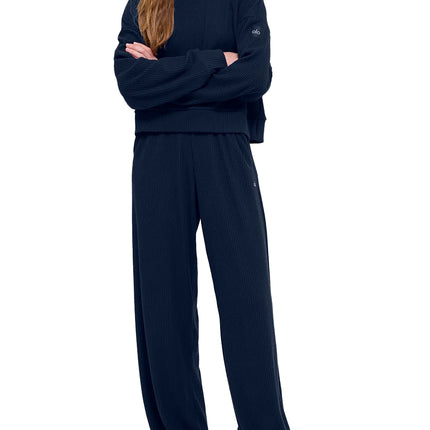 alo Women's Muse Wide Leg Pant Navy