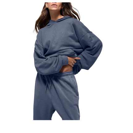 alo Women's Chill Vintage Wash Hoodie Bluestone Wash