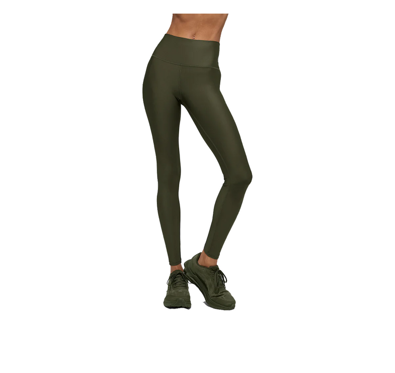 alo Women's 7/8 High-Waist Airlift Legging Green Olive