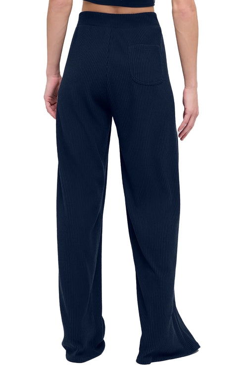 alo Women's Muse Wide Leg Pant Navy