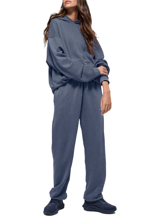 alo Women's Chill Vintage Wash Hoodie Bluestone Wash