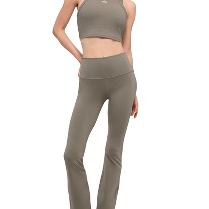 alo Women's Aspire Tank Light Cocoa/White