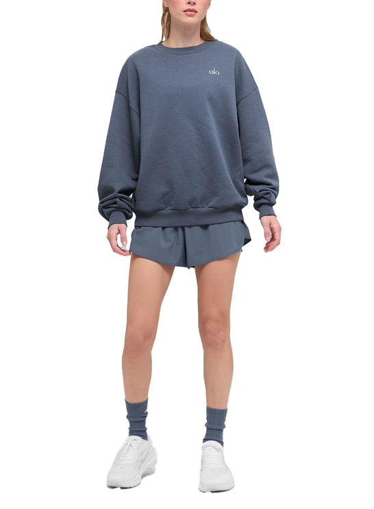 alo Women's Accolade Crew Neck Pullover Bluestone