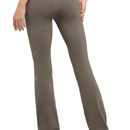 alo Women's Airbrush High-Waist Bootcut Legging Light Cocoa
