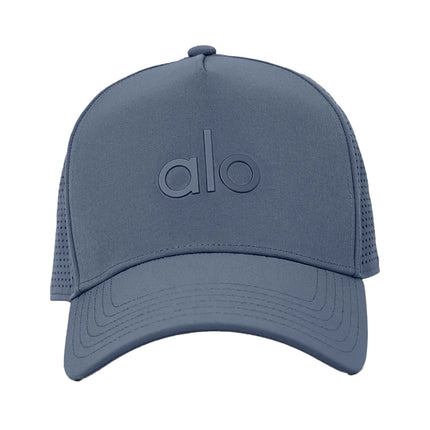 alo Unisex Performance District Trucker Hat Bluestone