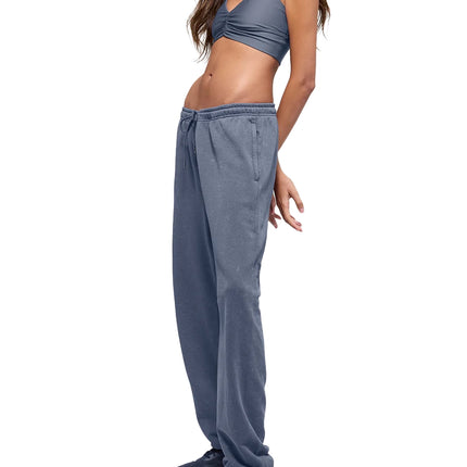 alo Women's Chill Vintage Wash Sweatpant Bluestone Wash