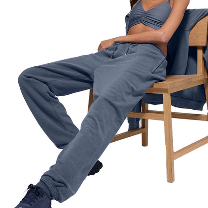 alo Women's Chill Vintage Wash Sweatpant Bluestone Wash