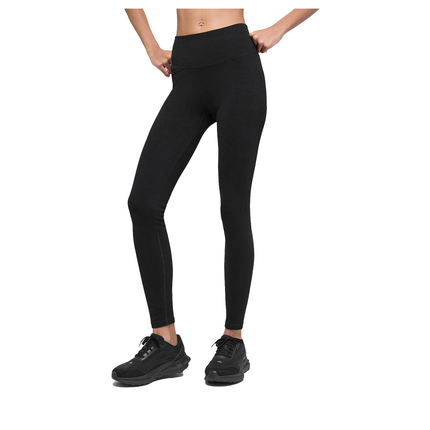 alo Women's Seamless High-Waist Two Tone Rib Legging Black