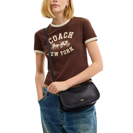 Coach Women's Waverly Bag Brass/Black - Hemen Kargoda