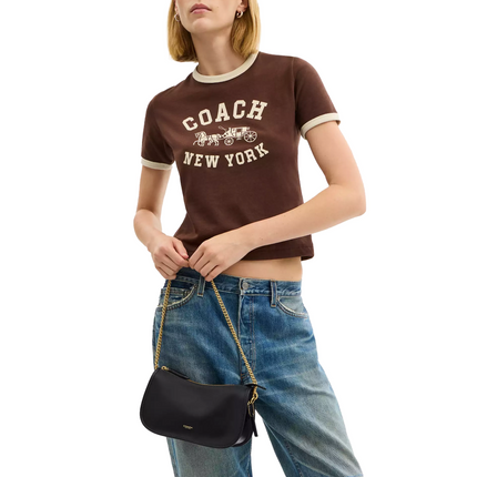 Coach Women's Waverly Bag Brass/Black - Hemen Kargoda
