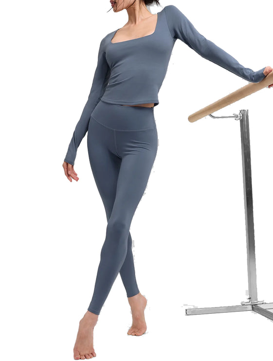 alo Women's Softsculpt High-Waist Legging Bluestone