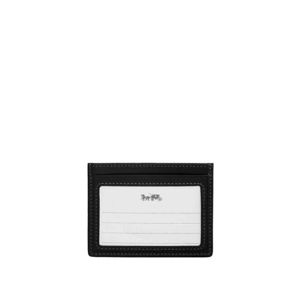 Coach Women's Slim Id Card Case Charcoal/Gold