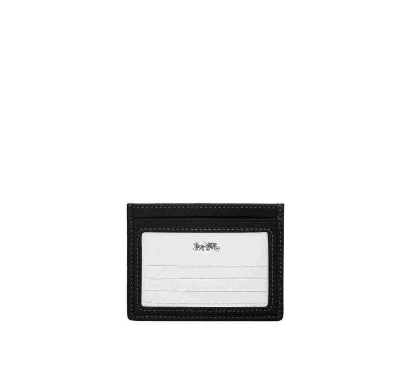 Coach Women's Slim Id Card Case Charcoal/Gold