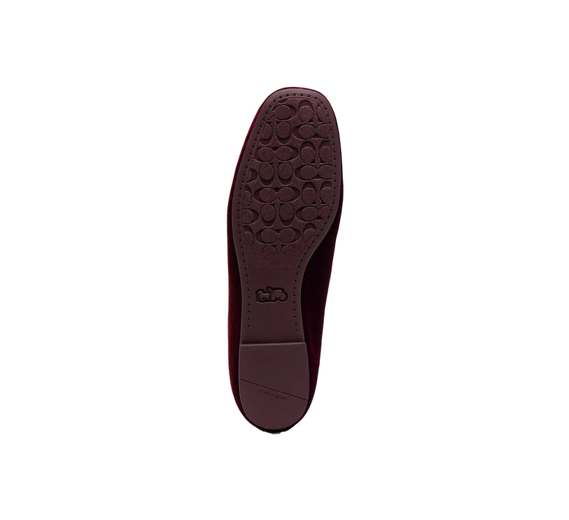 Coach Women's C Rivet Mary Jane Burgundy/Merlot