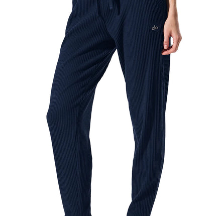 alo Women's Muse Sweatpant - Navy
