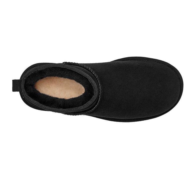 UGG Women's Classic Ultra Mini Black - Hemen Kargoda
