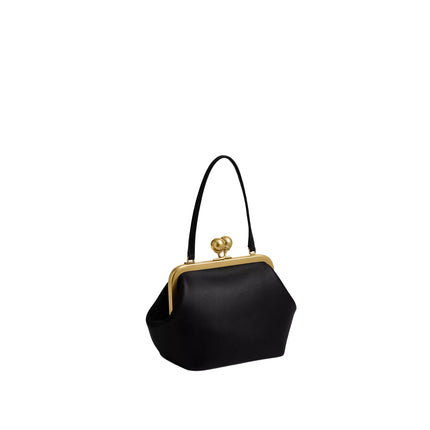 Coach Women's Kisslock Frame Bag 16 Brass/Black
