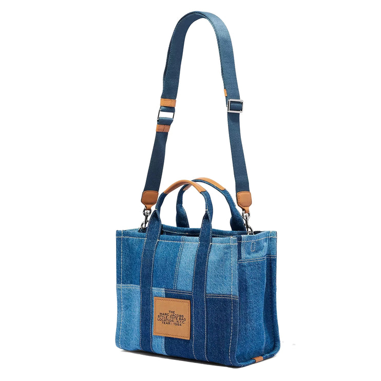 Marc Jacobs Women's The Denim Medium Tote Bag Blue - Hemen Kargoda