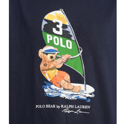 Polo Ralph Lauren Men's Surfing Polo Bear Tee Navy - Hemen Kargoda