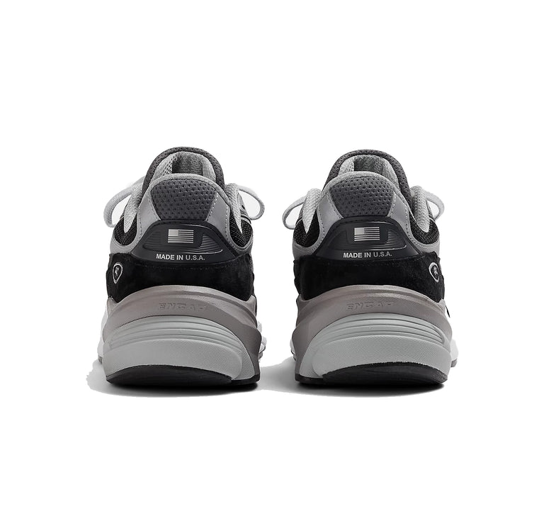 New Balance Women's Made in USA 990v6 Black with White W990BK6 - Hemen Kargoda