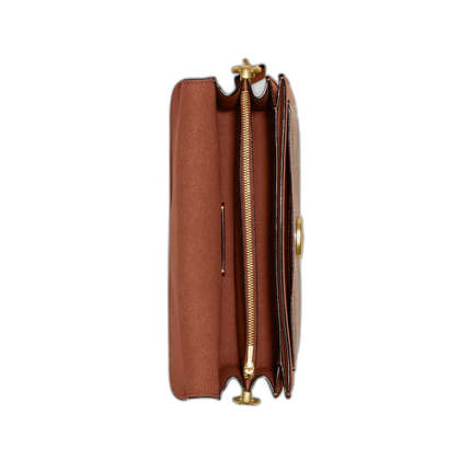 Coach Women's Tabby Shoulder Bag 26 In Signature Canvas Brass/Tan Caramel - Hemen Kargoda