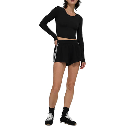 alo Women's Track Star Short Black