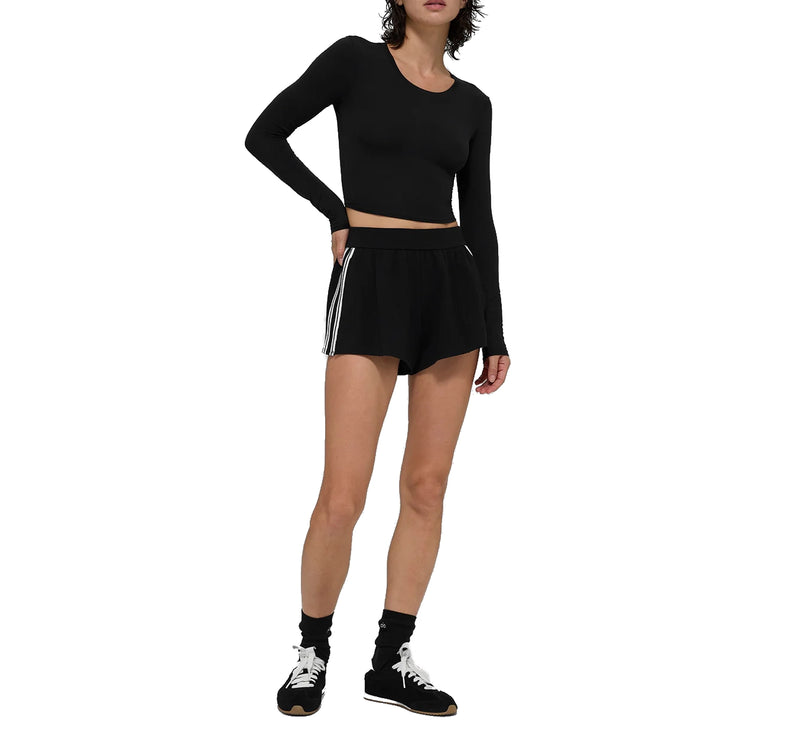 alo Women's Track Star Short Black