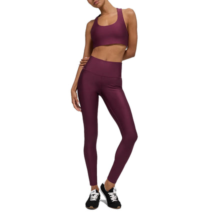 alo Women's 7/8 High-Waist Airlift Legging 24.5" Burgundy