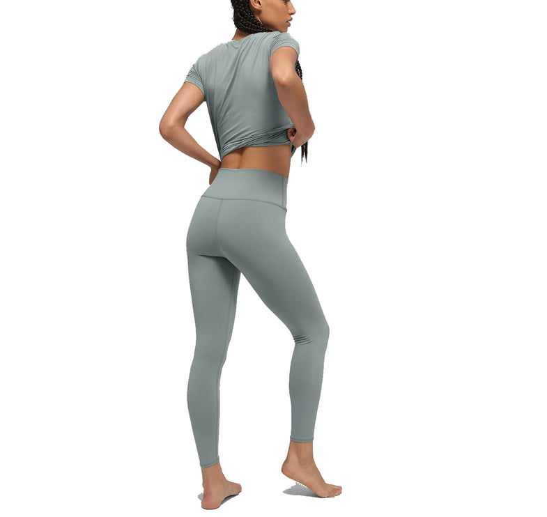 alo Women's 7/8 High-Waist Airbrush Legging 24.5" Lunar Grey