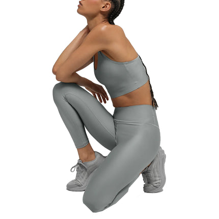 alo Women's 7/8 High-Waist Airlift Legging 24.5" Lunar Grey
