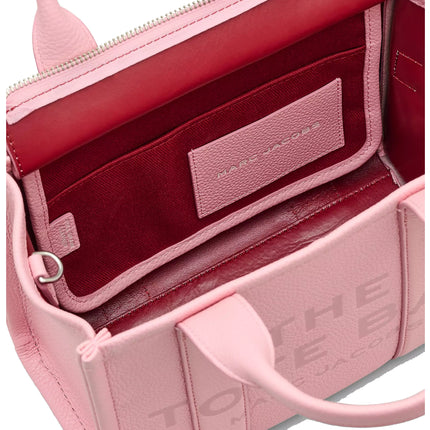 Marc Jacobs Women's The Leather Small Tote Bag Ribbon Pink - Hemen Kargoda