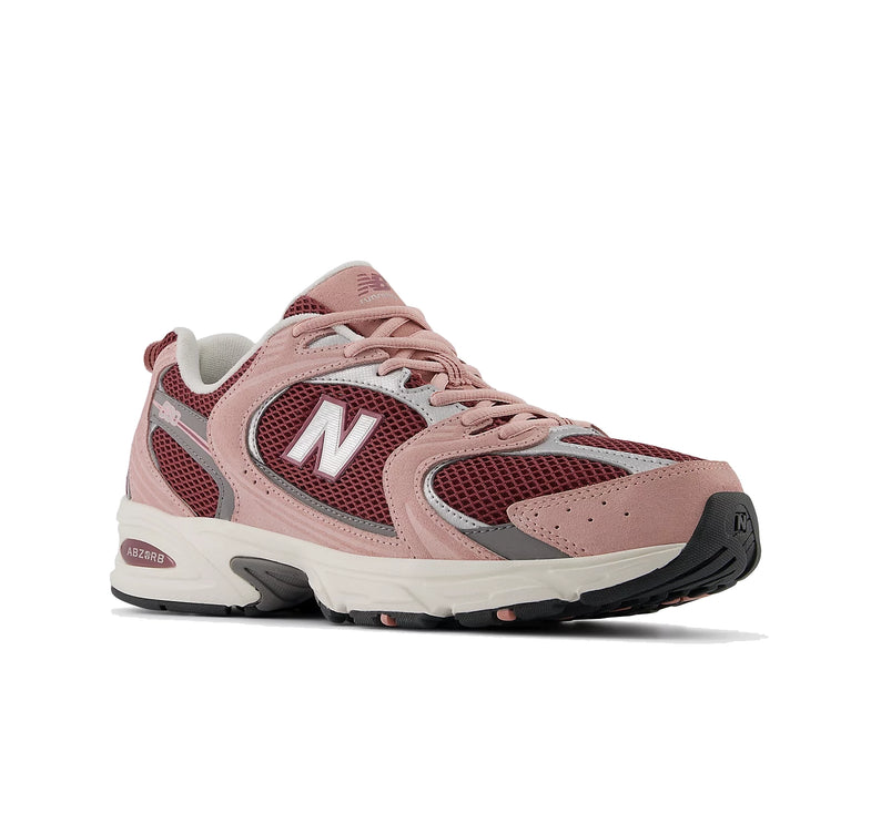 New Balance 530 Pink Moon with Washed Burgundy and Harbor Grey MR530PG - Hemen Kargoda
