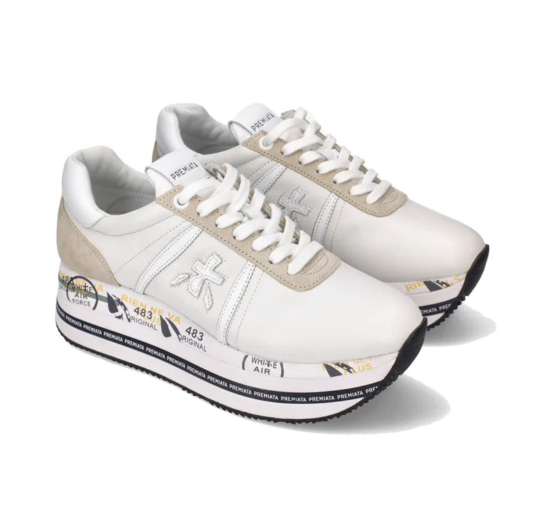 Premiata Women's Beth Sneakers White 5603 - Hemen Kargoda