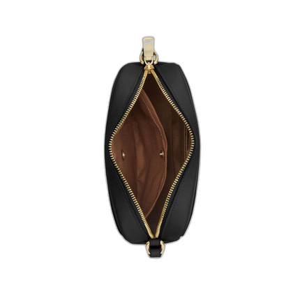 Coach Women's Mini Jamie Camera Bag In Signature Canvas Gold/Walnut/Black - Hemen Kargoda