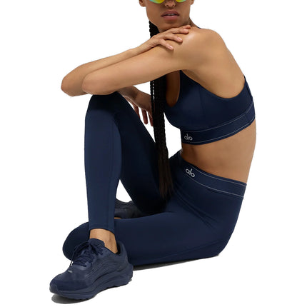 alo Women's Airlift High-Waist Suit Up Legging Navy/Navy
